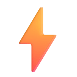 a lightning bolt